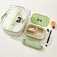 WORTHBUY 3-Grid Divided Lunch Box – Leak-Proof - thumbnail 9