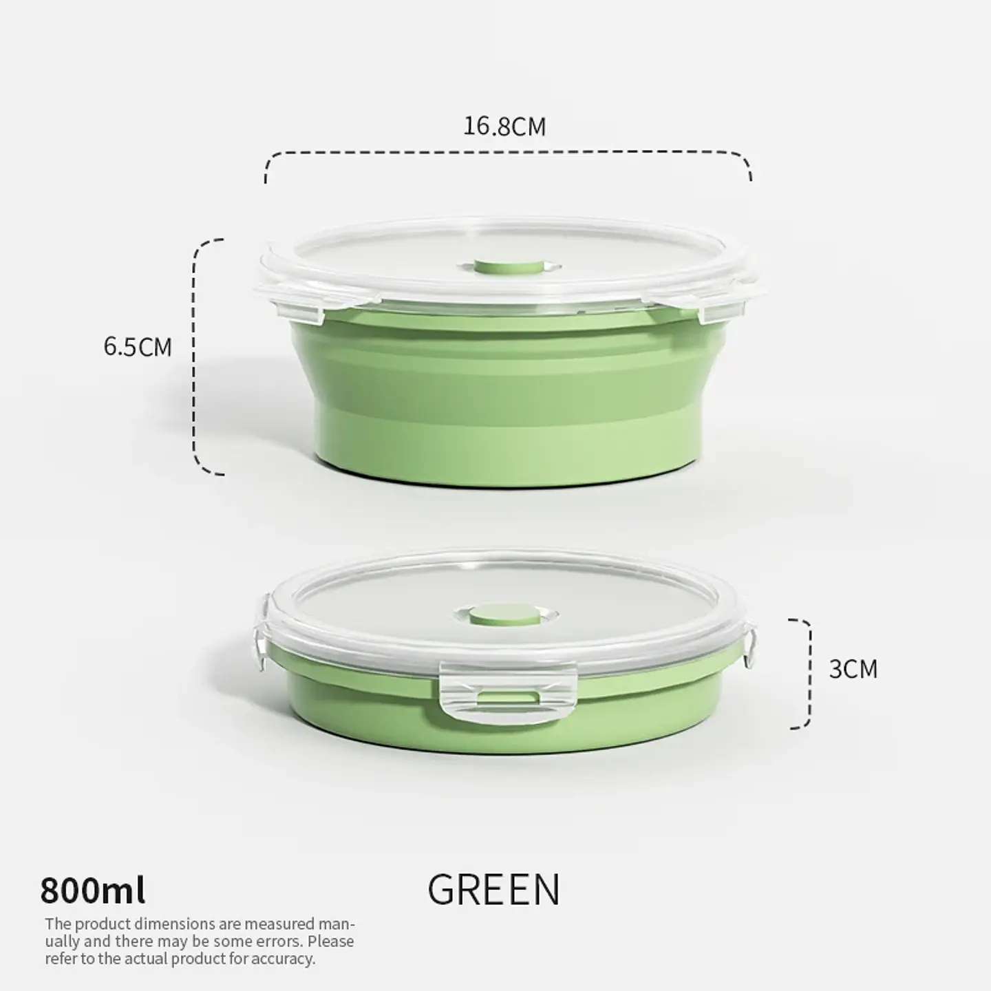 Collapsible Silicone Lunch Containers – Leak-Proof 9