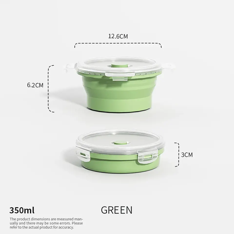 Collapsible Silicone Lunch Containers – Leak-Proof 13