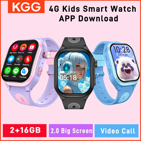 4G Kids Smart Phone Watch – GPS &amp; Video Call