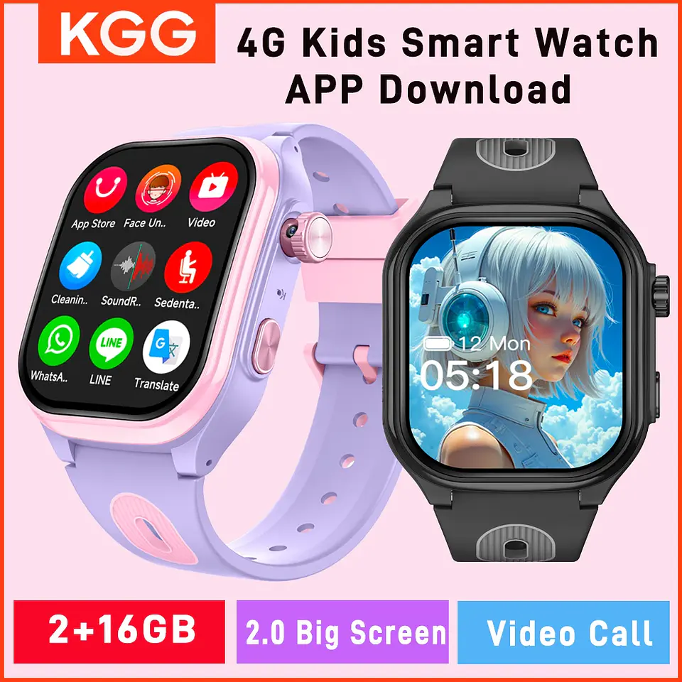 4G Kids Smart Phone Watch – GPS & Video Call 2