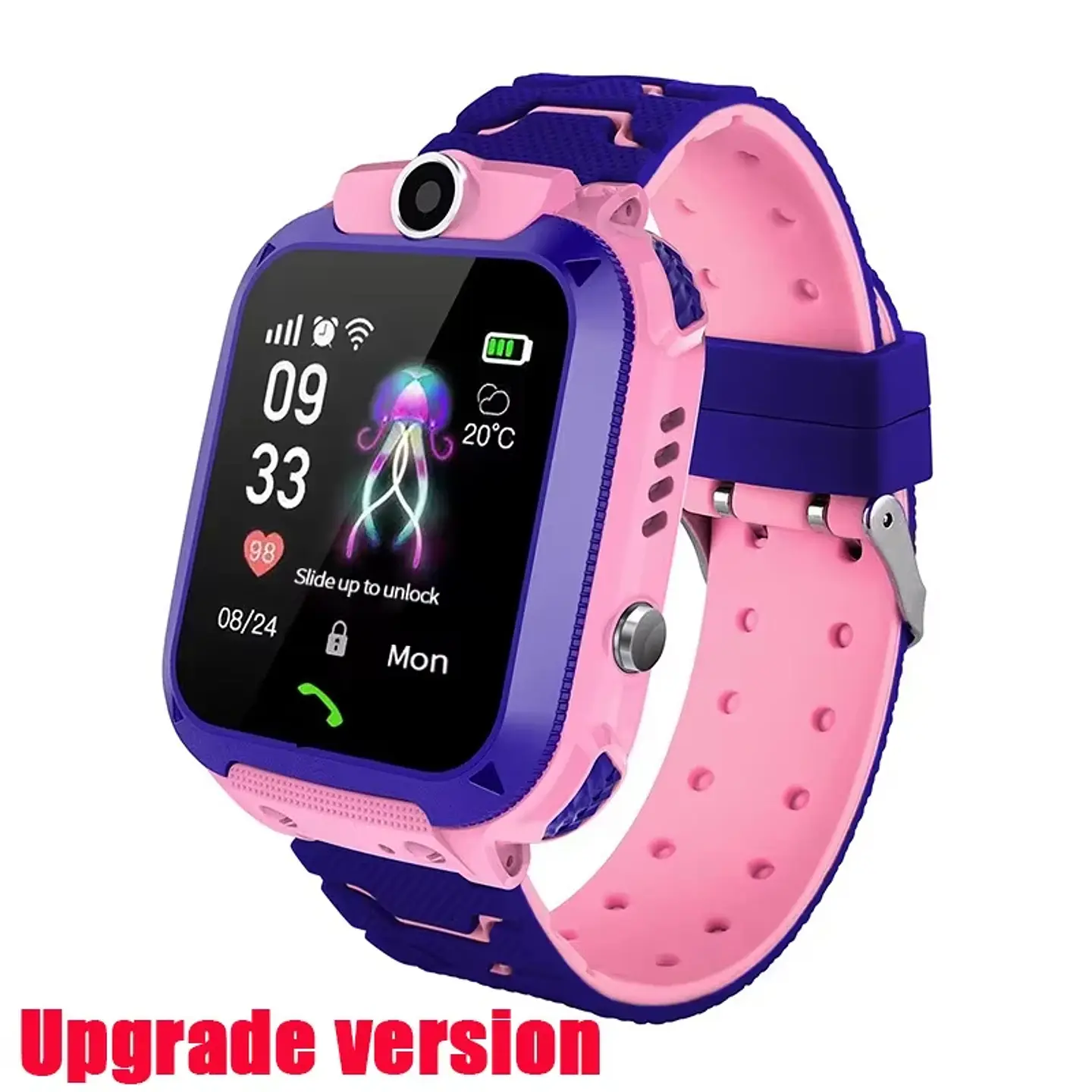 Lenovo 8K 5G Kids Smart Watch – GPS & SOS Calling 8