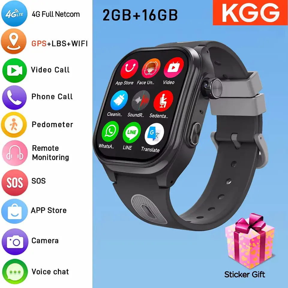 4G Kids Smart Phone Watch – GPS & Video Call 9