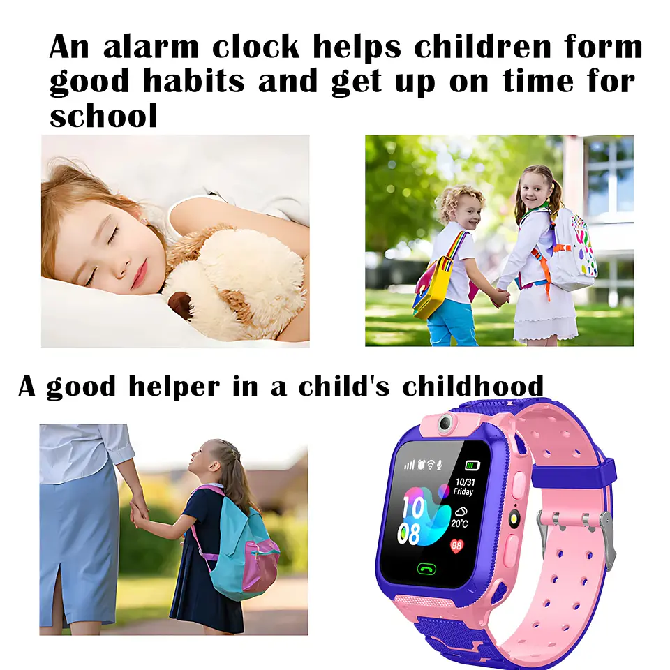 Lenovo 5G IP67 Kids Smart Watch – GPS & SOS 6