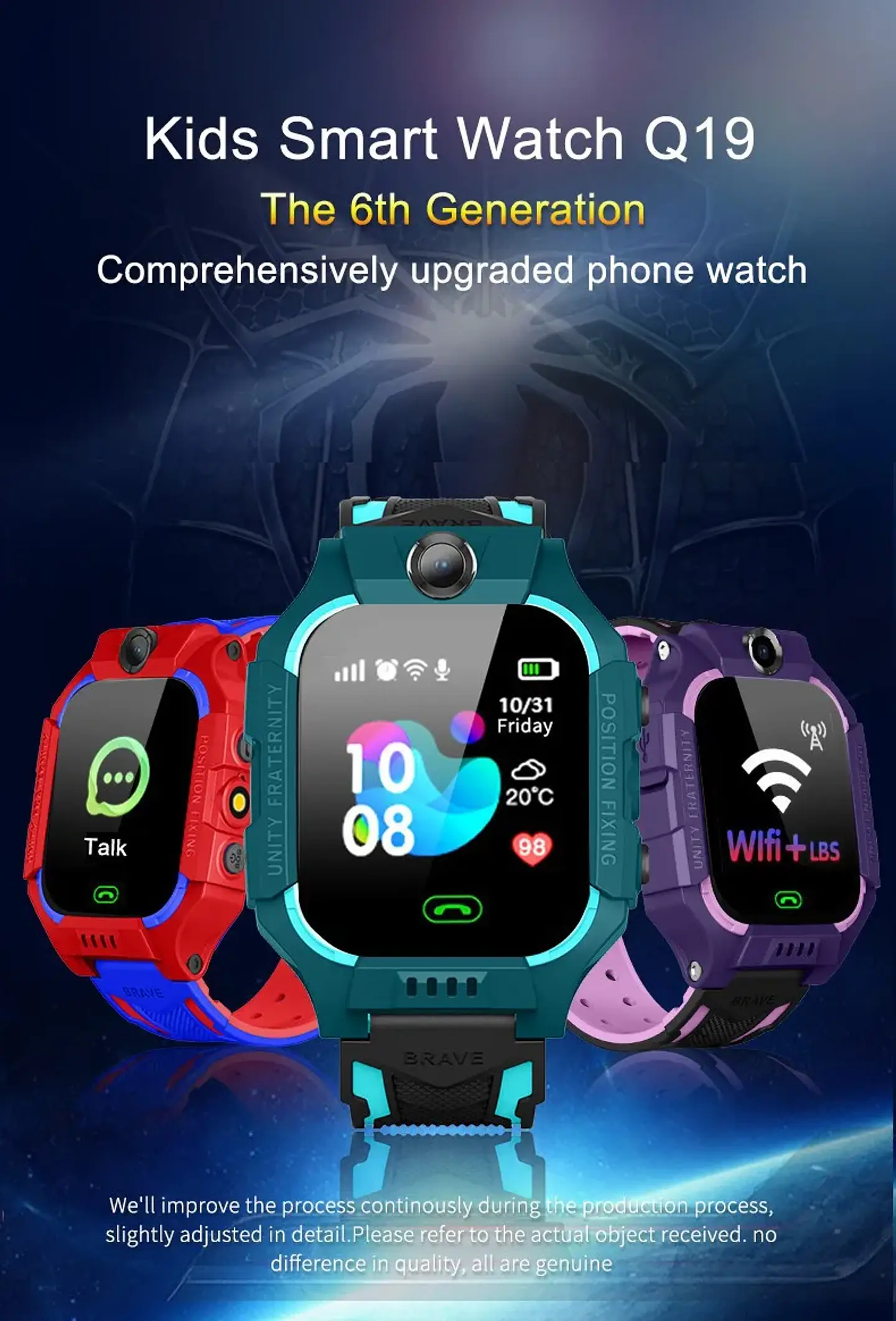 2G Kids Smart Watch – SOS Calling & GPS 15