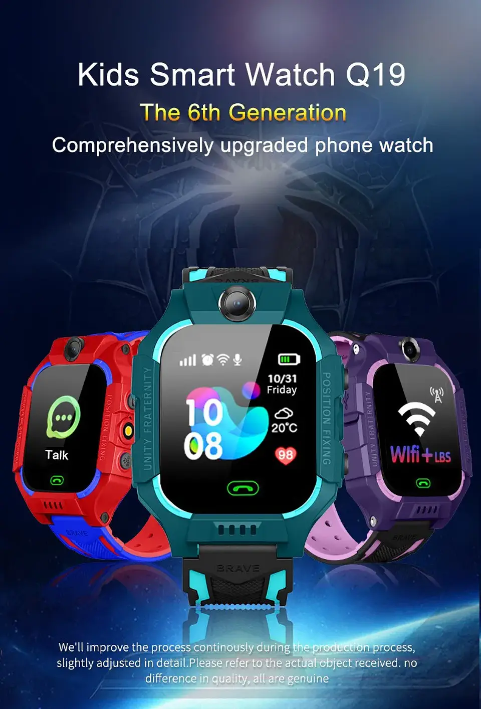 2G Kids Smart Watch – SOS Calling & GPS 15