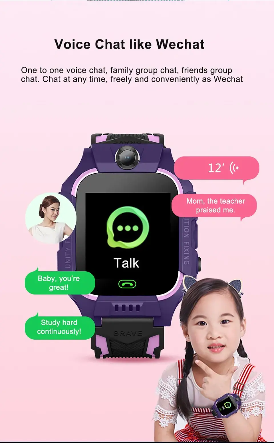 2G Kids Smart Watch – SOS Calling & GPS 19
