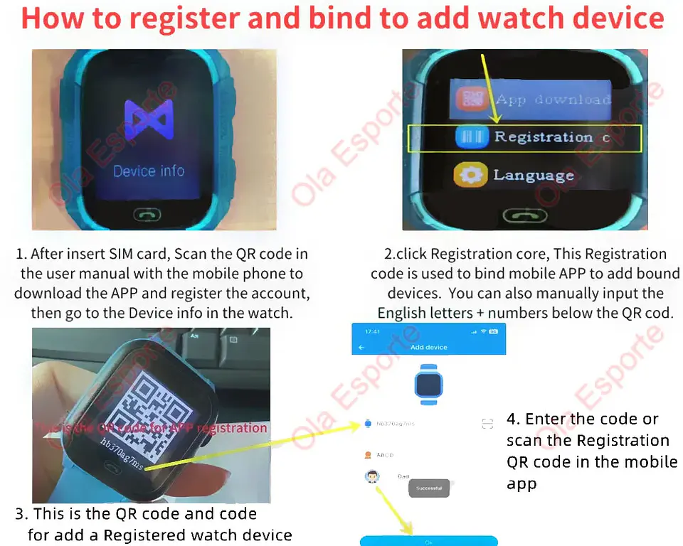 2G Kids Smart Watch – SOS Calling & GPS 24
