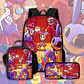 Cartoon School Backpack Set – Lunch Bag & Pencil Case - thumbnail 1