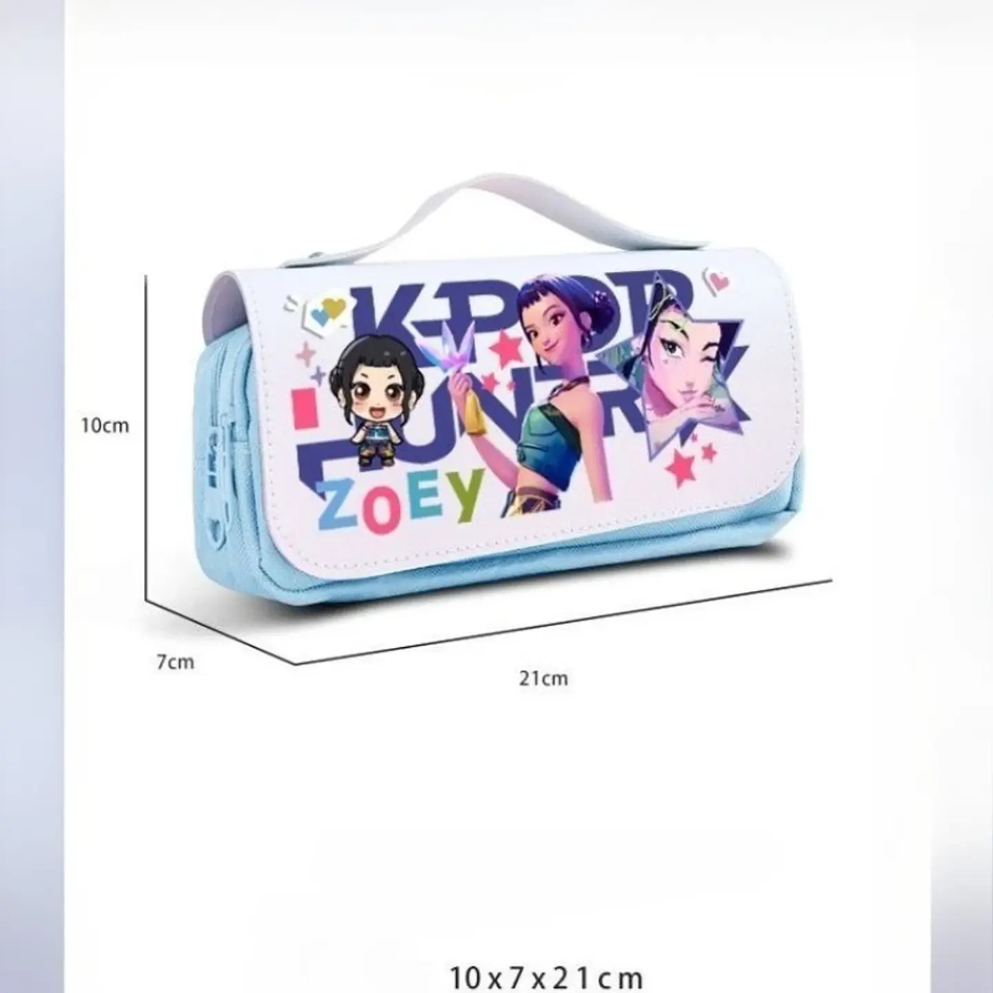 Kawaii Anime Pencil Bag – Multi-Compartment 3