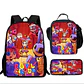 Cartoon School Backpack Set – Lunch Bag & Pencil Case - thumbnail 2