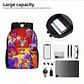 Cartoon School Backpack Set – Lunch Bag & Pencil Case - thumbnail 4