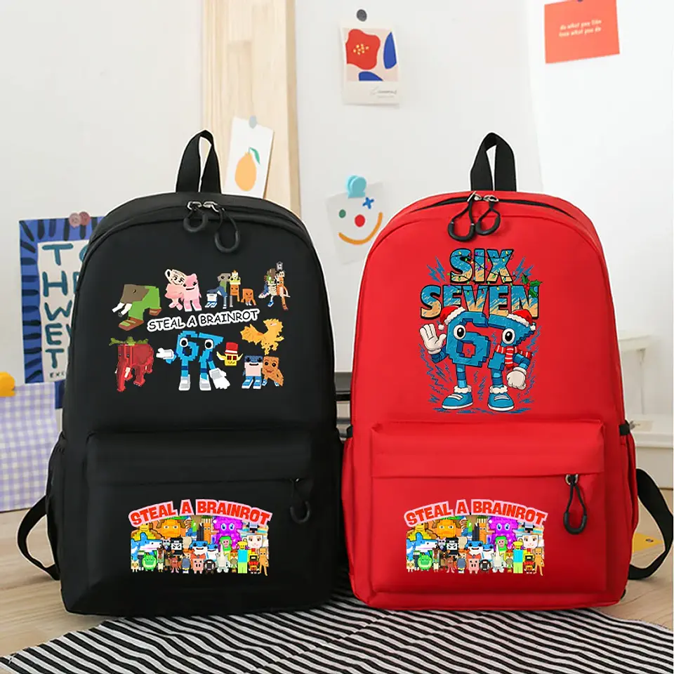 Anime Print Backpack – Rabbit Ear Design 1