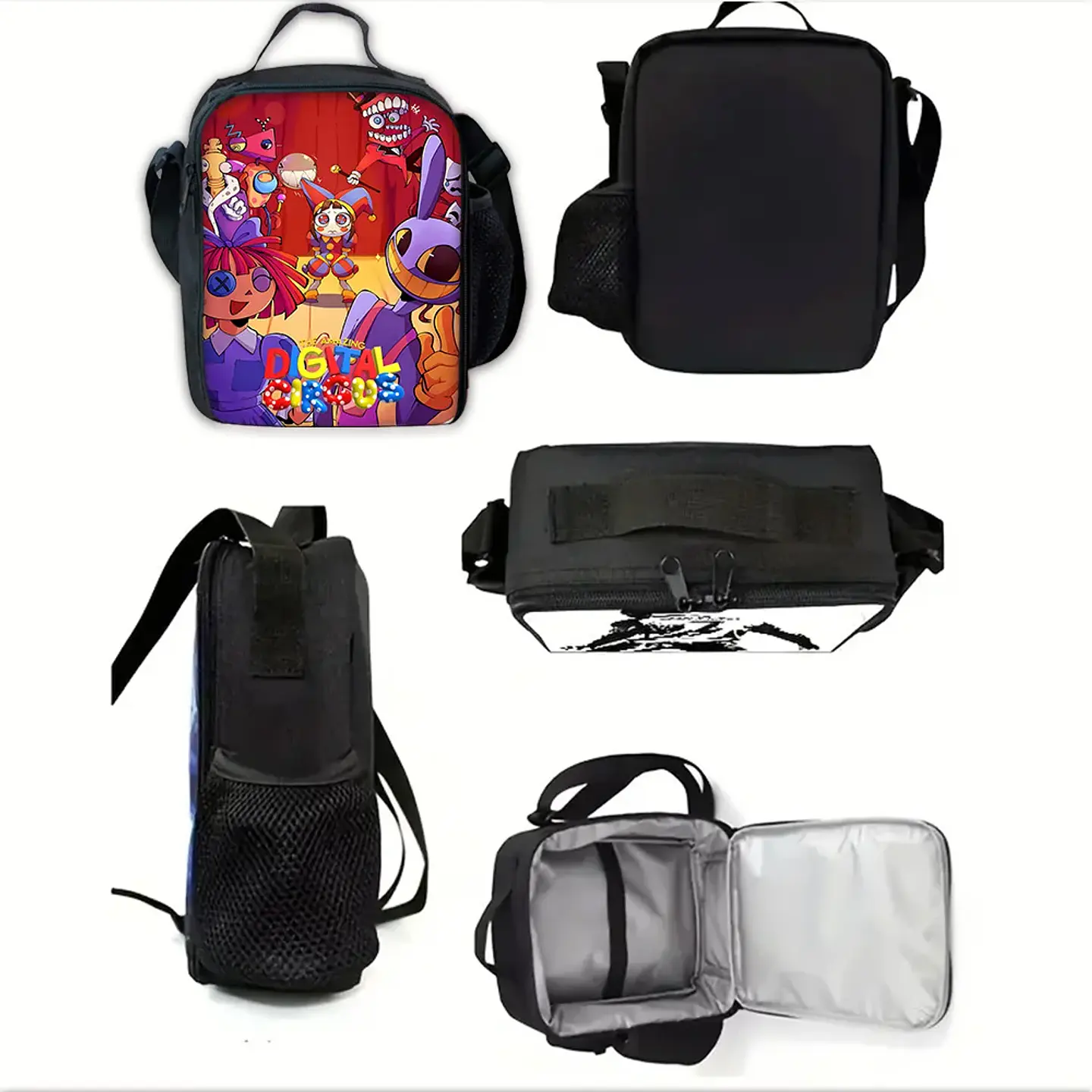 Cartoon School Backpack Set – Lunch Bag & Pencil Case 5