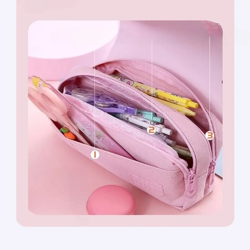 Kawaii Anime Pencil Bag – Multi-Compartment 6