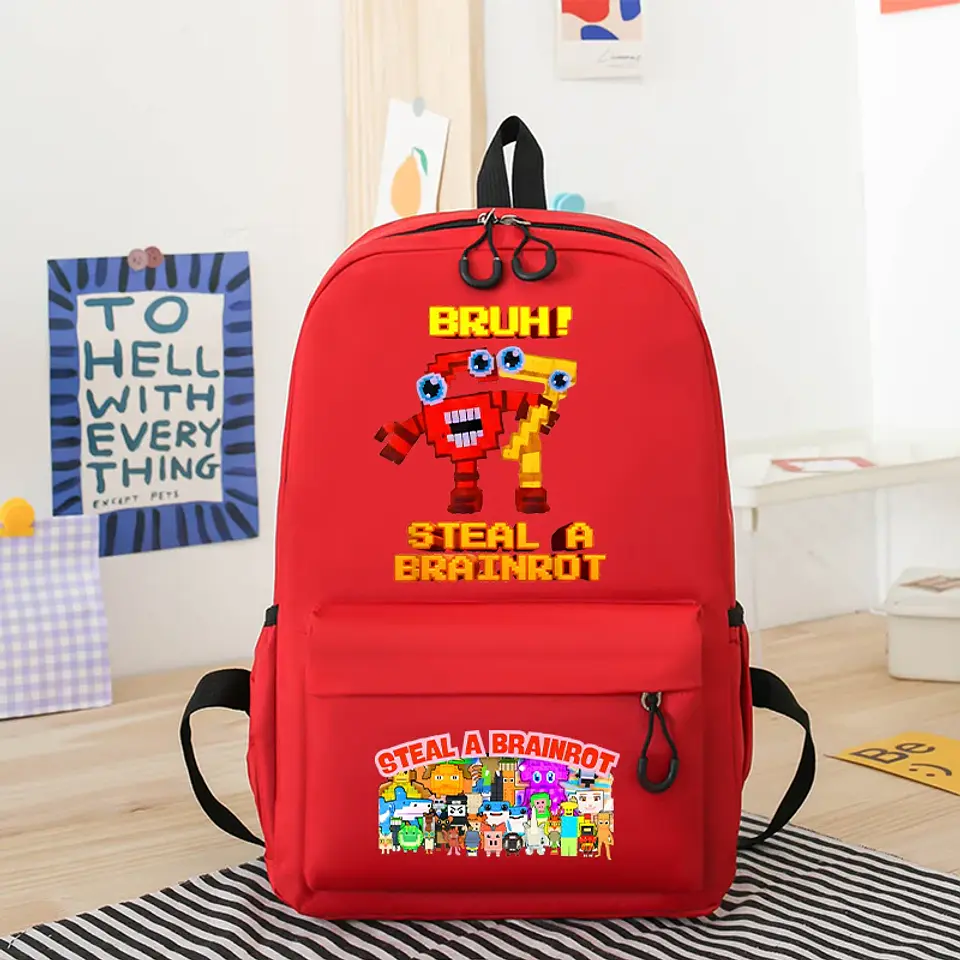 Anime Print Backpack – Rabbit Ear Design 2