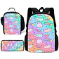 Kawaii Cat School Backpack Set – Lunch Bag & Pencil - thumbnail 3