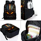 Robot Print Backpack Set – Waterproof 3pcs - thumbnail 4