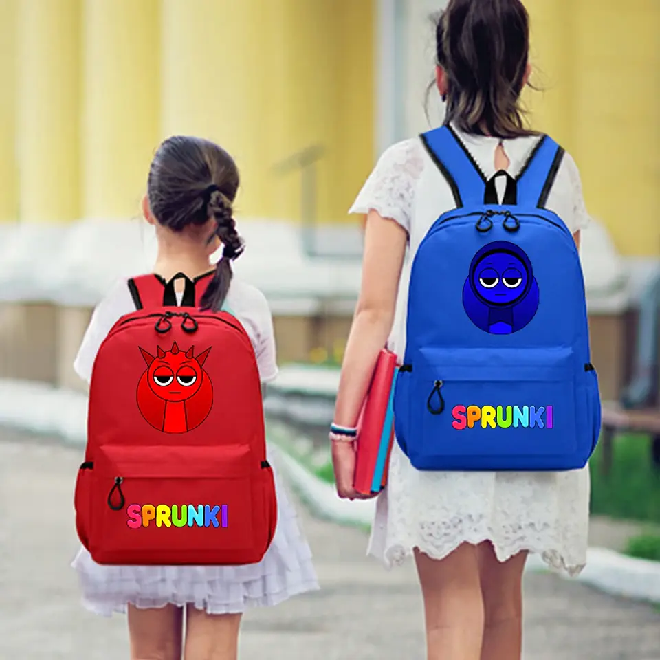 Gaming Figure Print Backpack – Trend Design 2