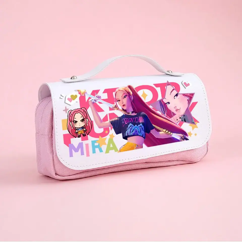 Kawaii Anime Pencil Bag – Multi-Compartment 9