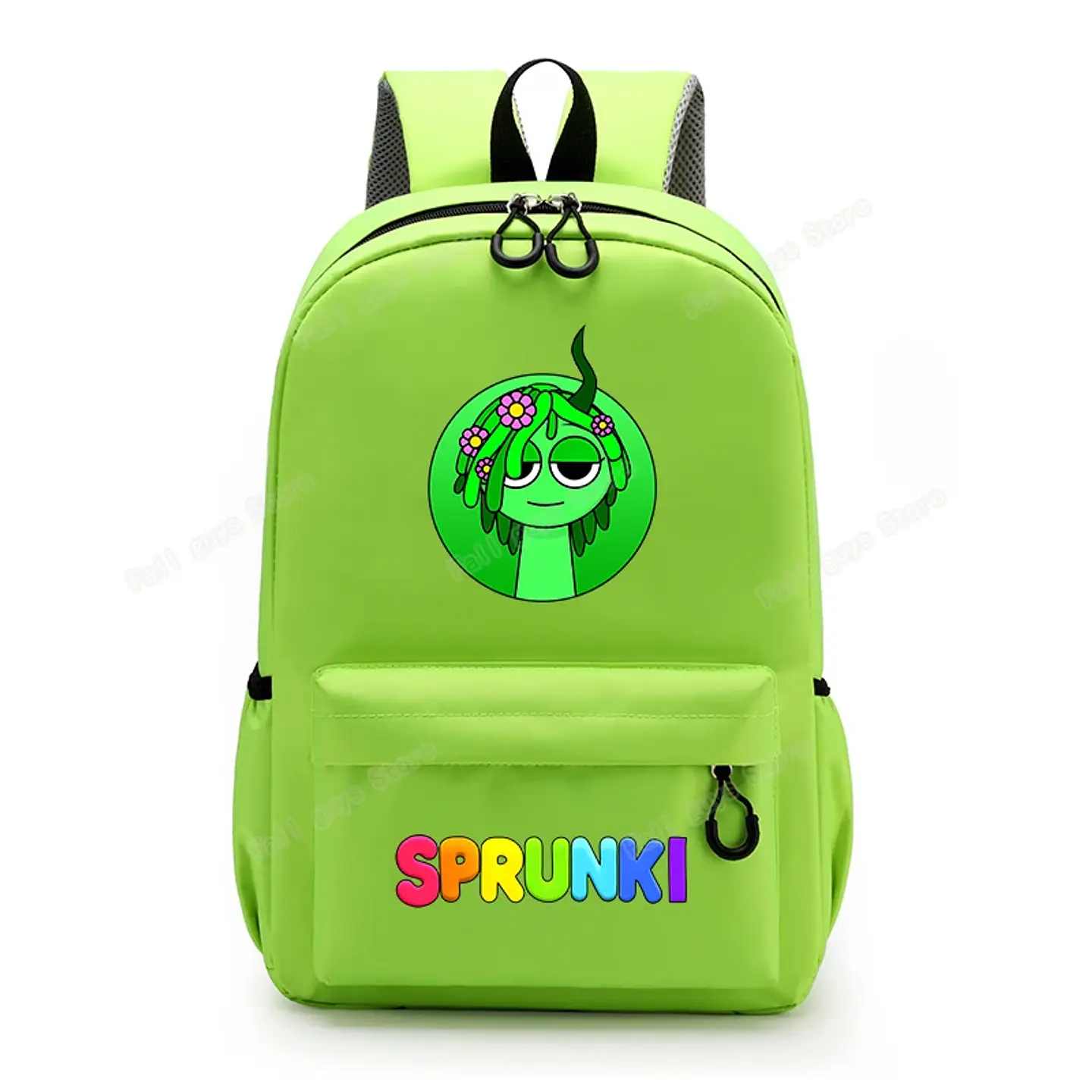 Gaming Figure Print Backpack – Trend Design 4