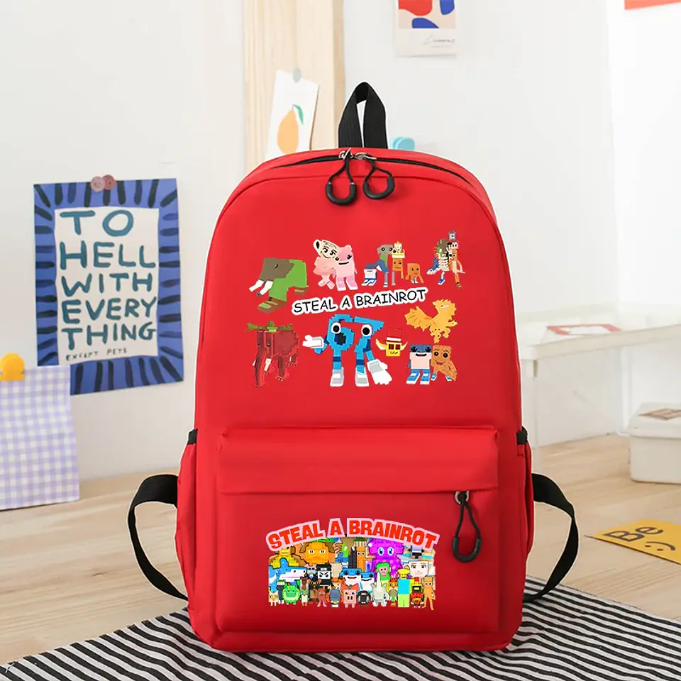 Anime Print Backpack – Rabbit Ear Design 7