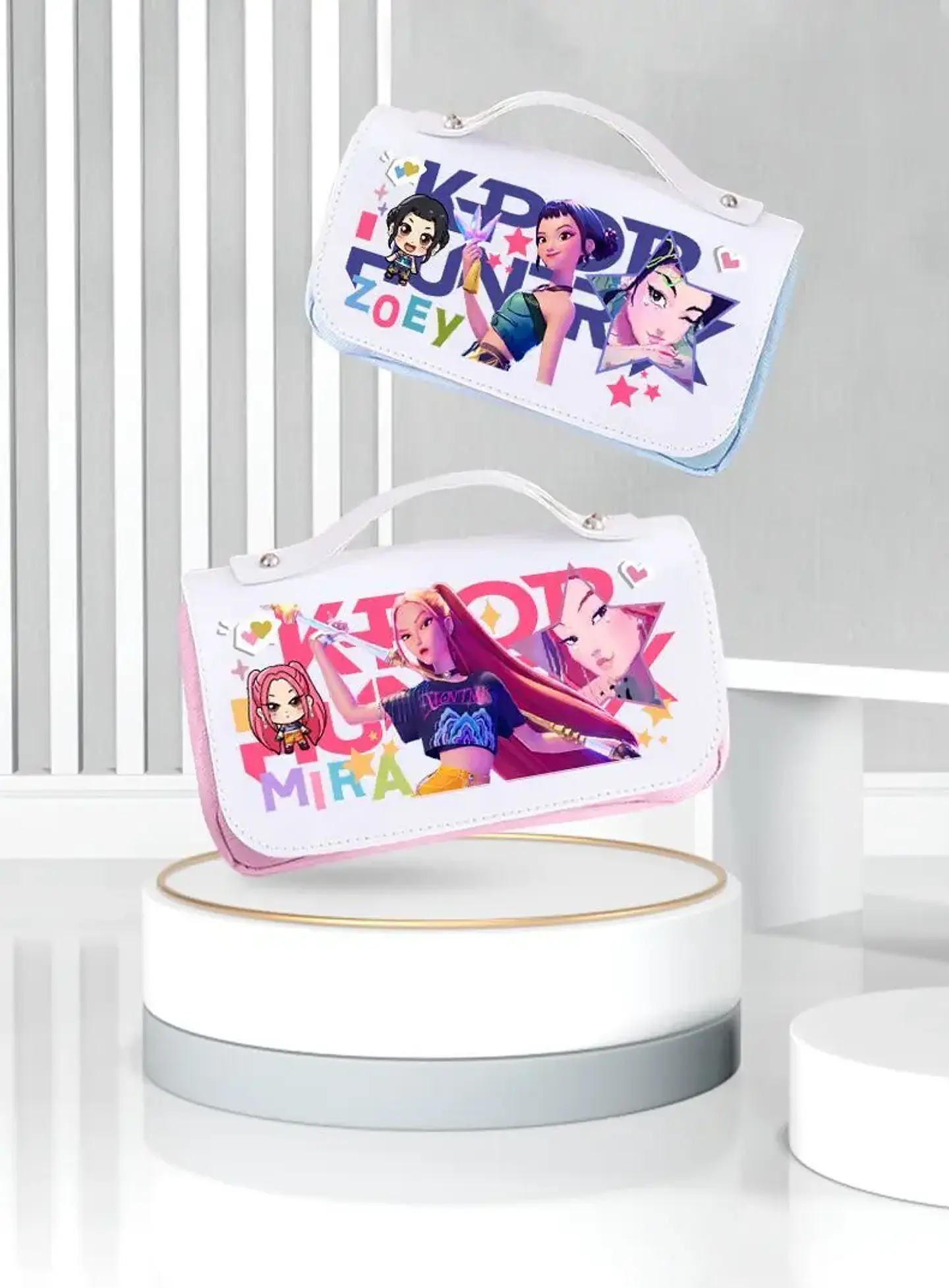 Kawaii Anime Pencil Bag – Multi-Compartment 11