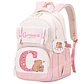 Capybara Print Backpack – Trendy Kids Design - thumbnail 7