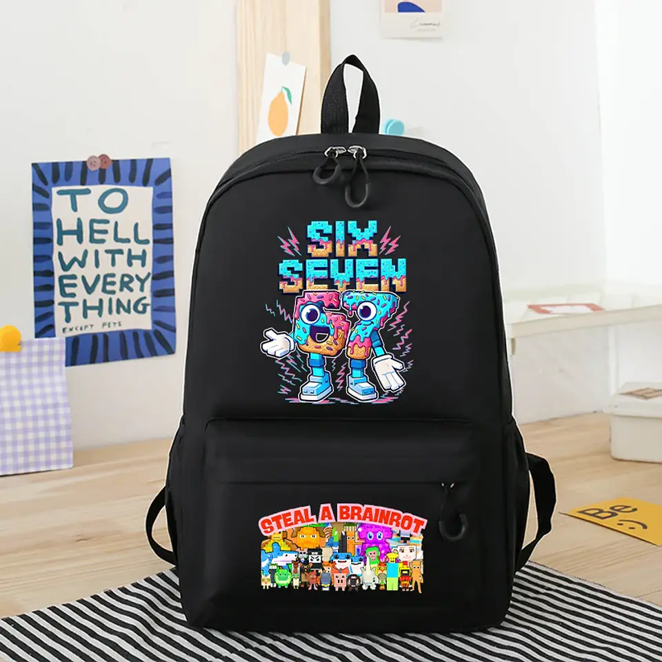 Anime Print Backpack – Rabbit Ear Design 13