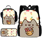 Kawaii Cat School Backpack Set – Lunch Bag & Pencil - thumbnail 12