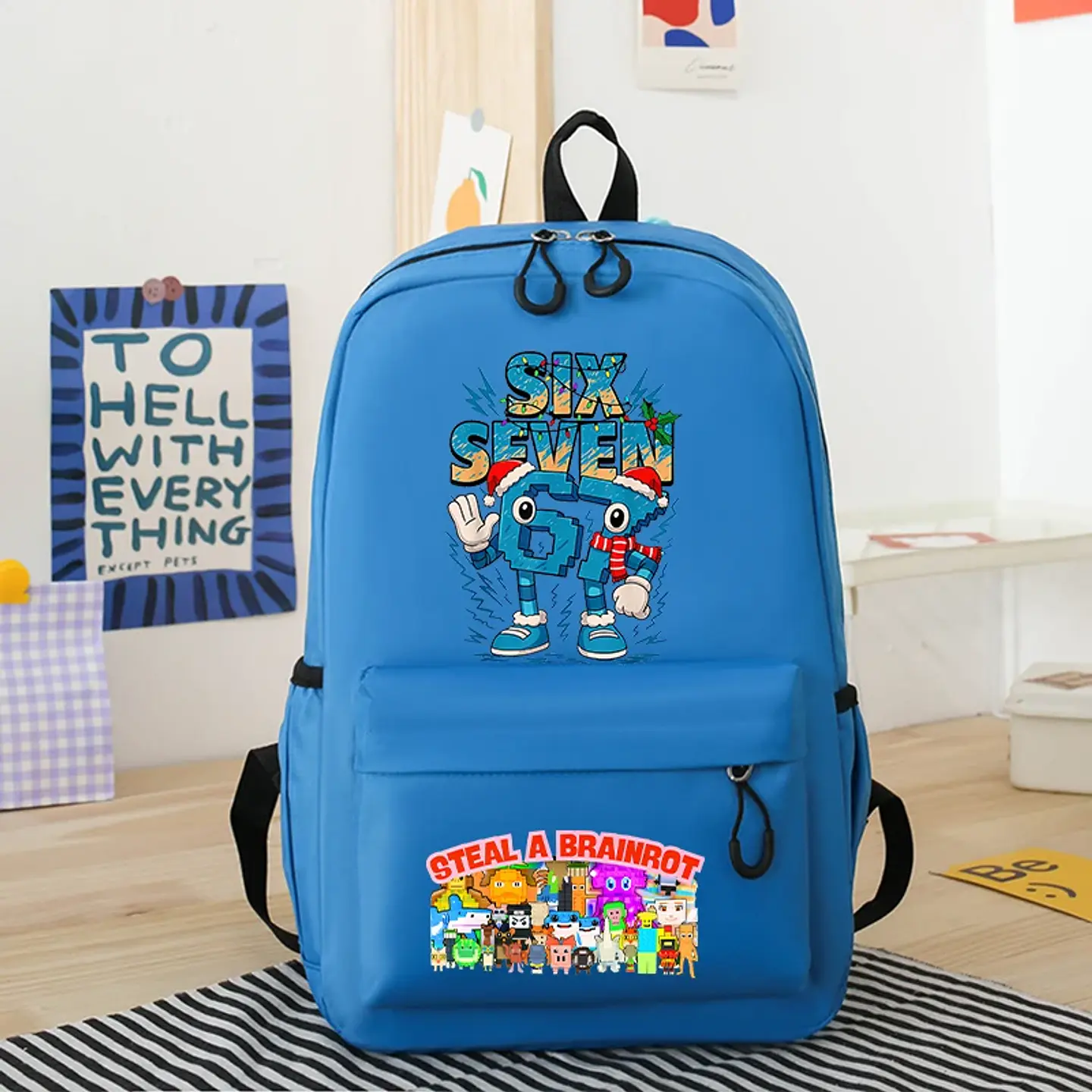 Anime Print Backpack – Rabbit Ear Design 14