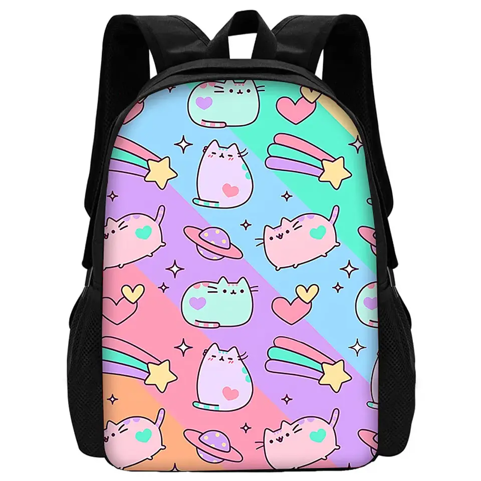 Kawaii Cat School Backpack Set – Lunch Bag & Pencil 15
