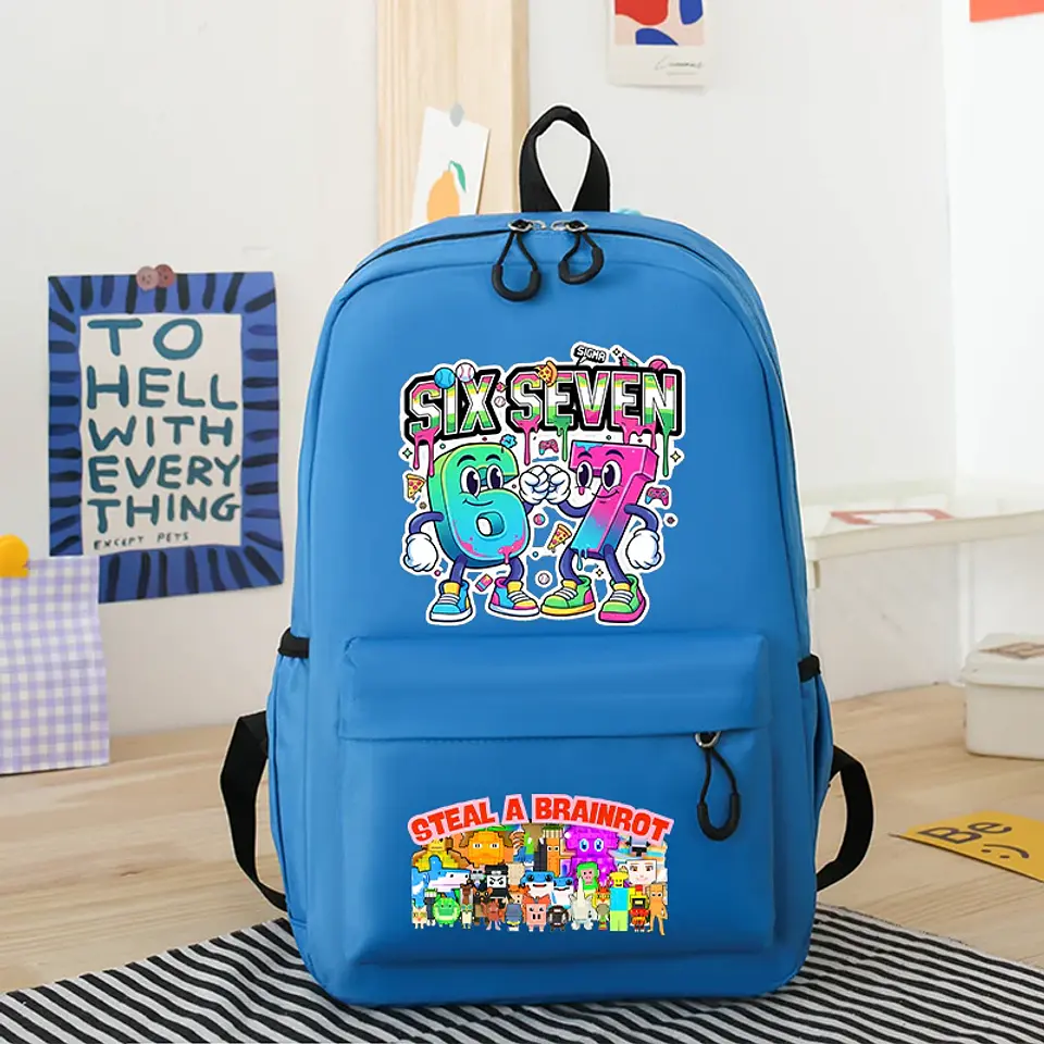 Anime Print Backpack – Rabbit Ear Design 16
