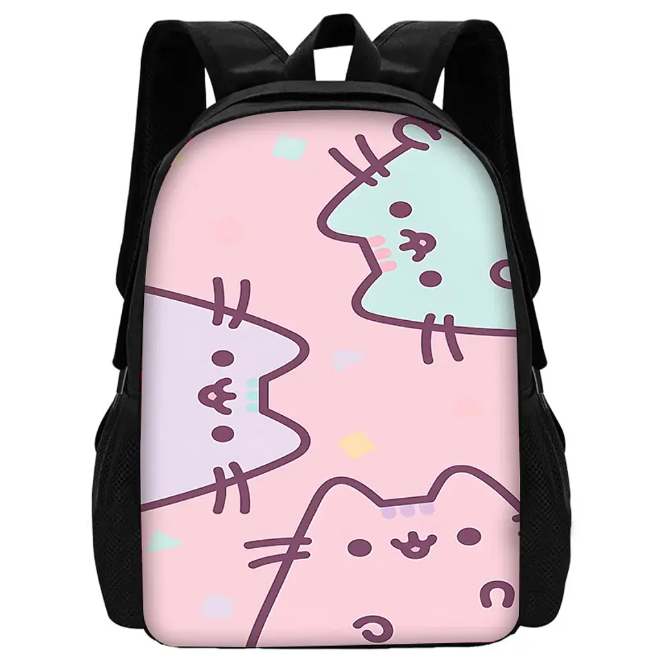 Kawaii Cat School Backpack Set – Lunch Bag & Pencil 17