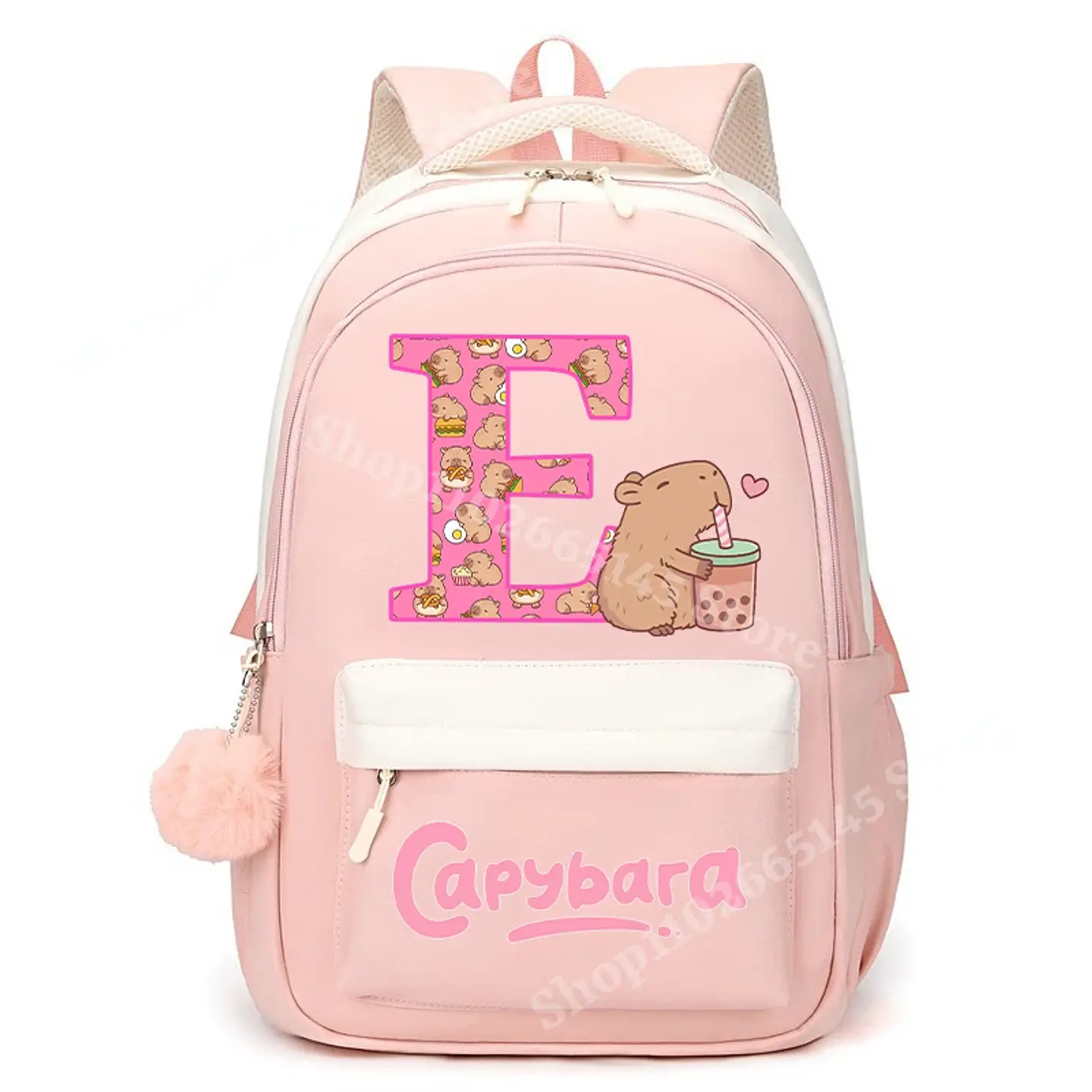 Capybara Letter Backpack – Cute Girls Design 11