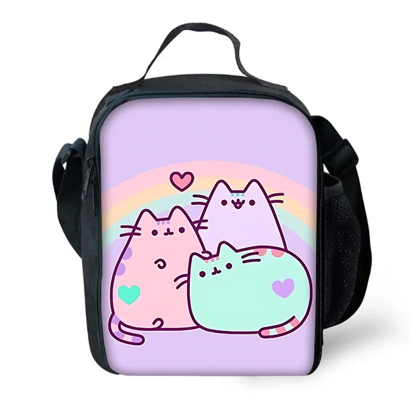 Kawaii Cat School Backpack Set – Lunch Bag & Pencil 21
