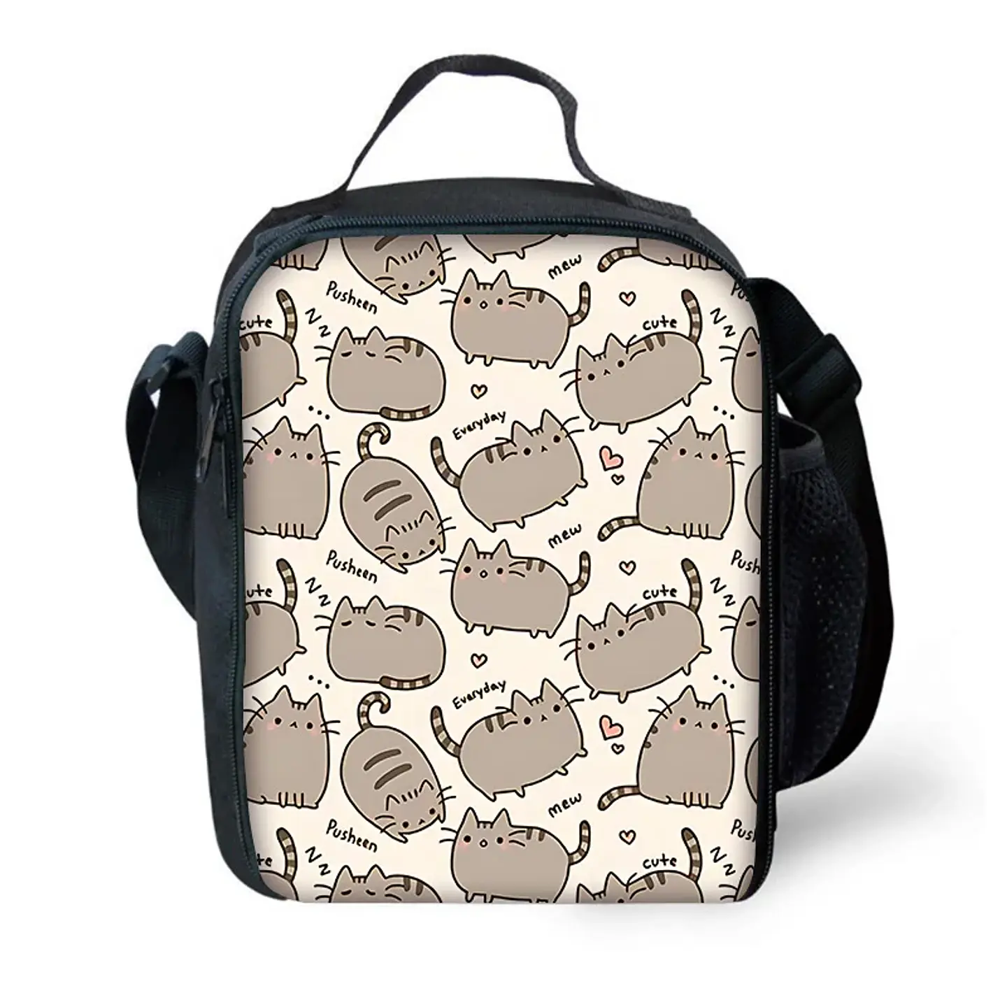 Kawaii Cat School Backpack Set – Lunch Bag & Pencil 23