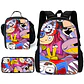 Cartoon School Backpack Set – Lunch Bag & Pencil Case - thumbnail 25