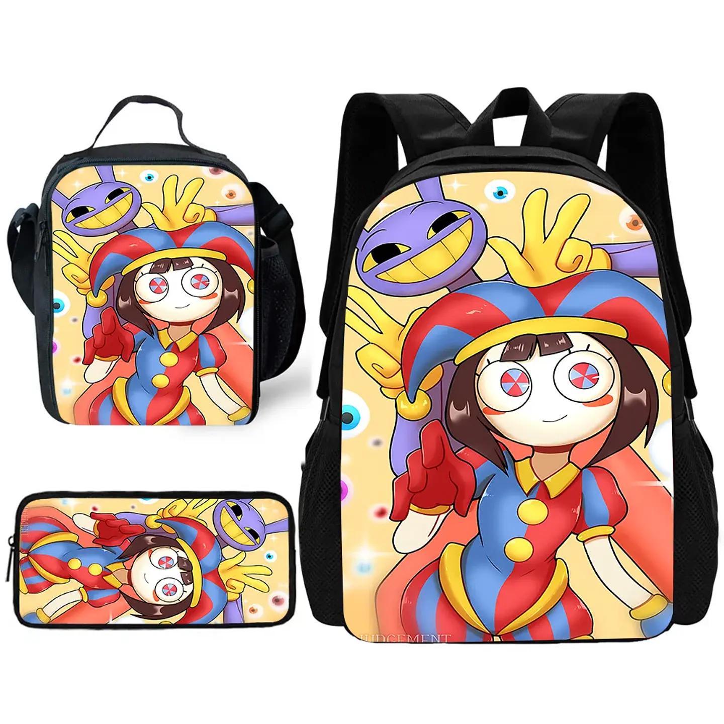 Cartoon School Backpack Set – Lunch Bag & Pencil Case 27