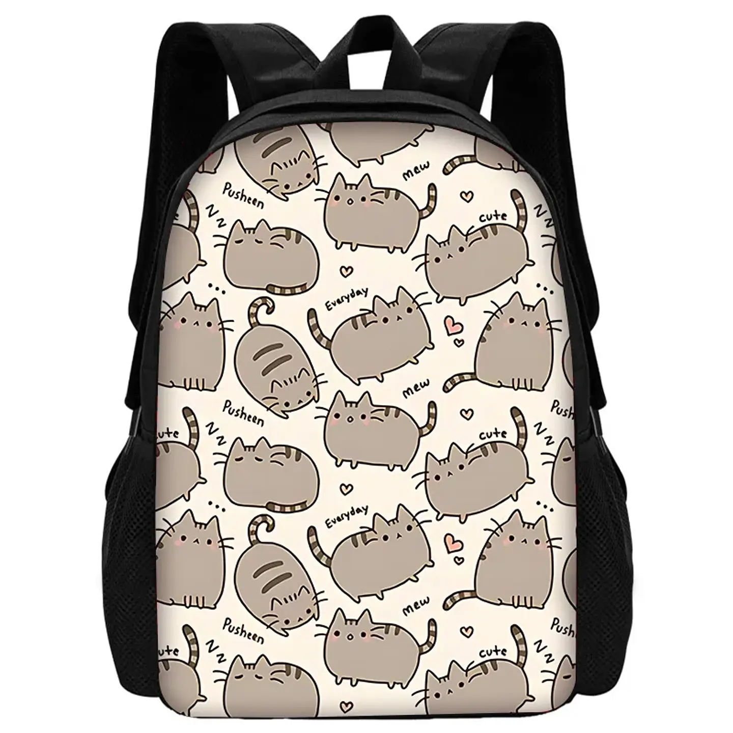 Kawaii Cat School Backpack Set – Lunch Bag & Pencil 31