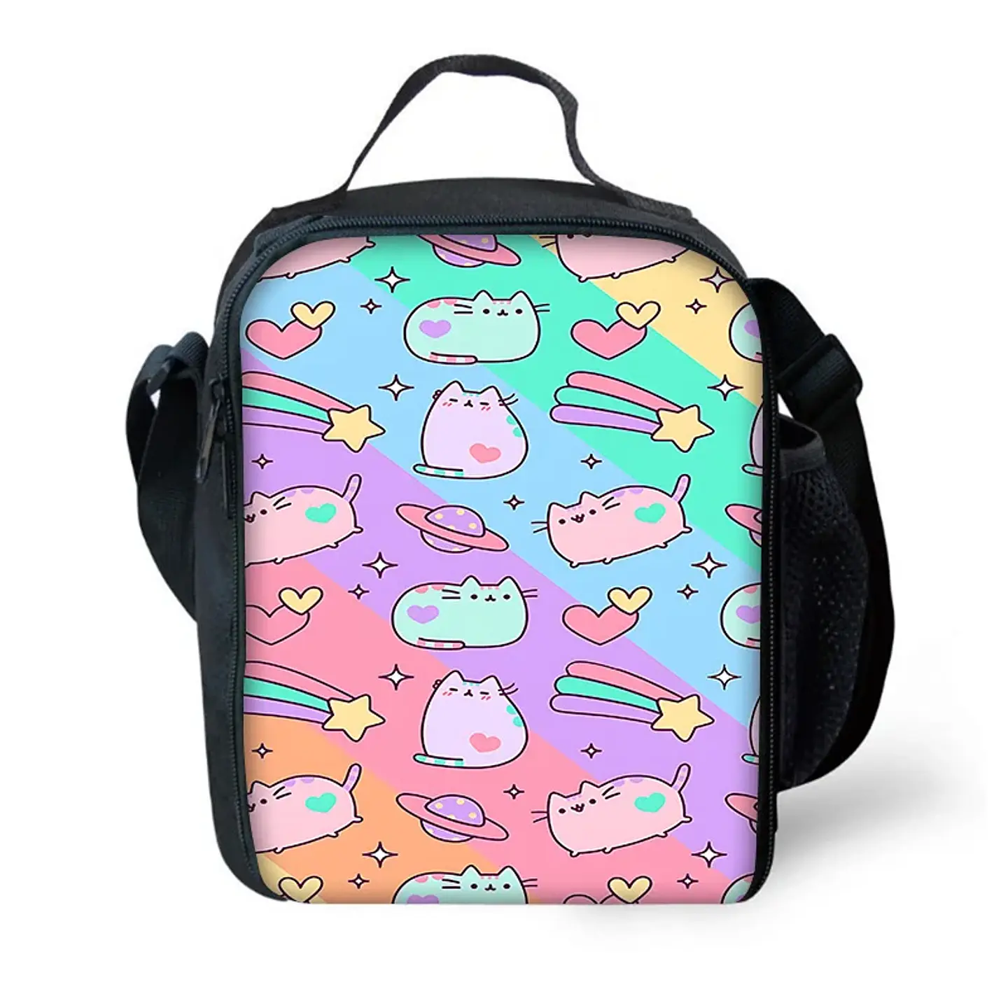 Kawaii Cat School Backpack Set – Lunch Bag & Pencil 32