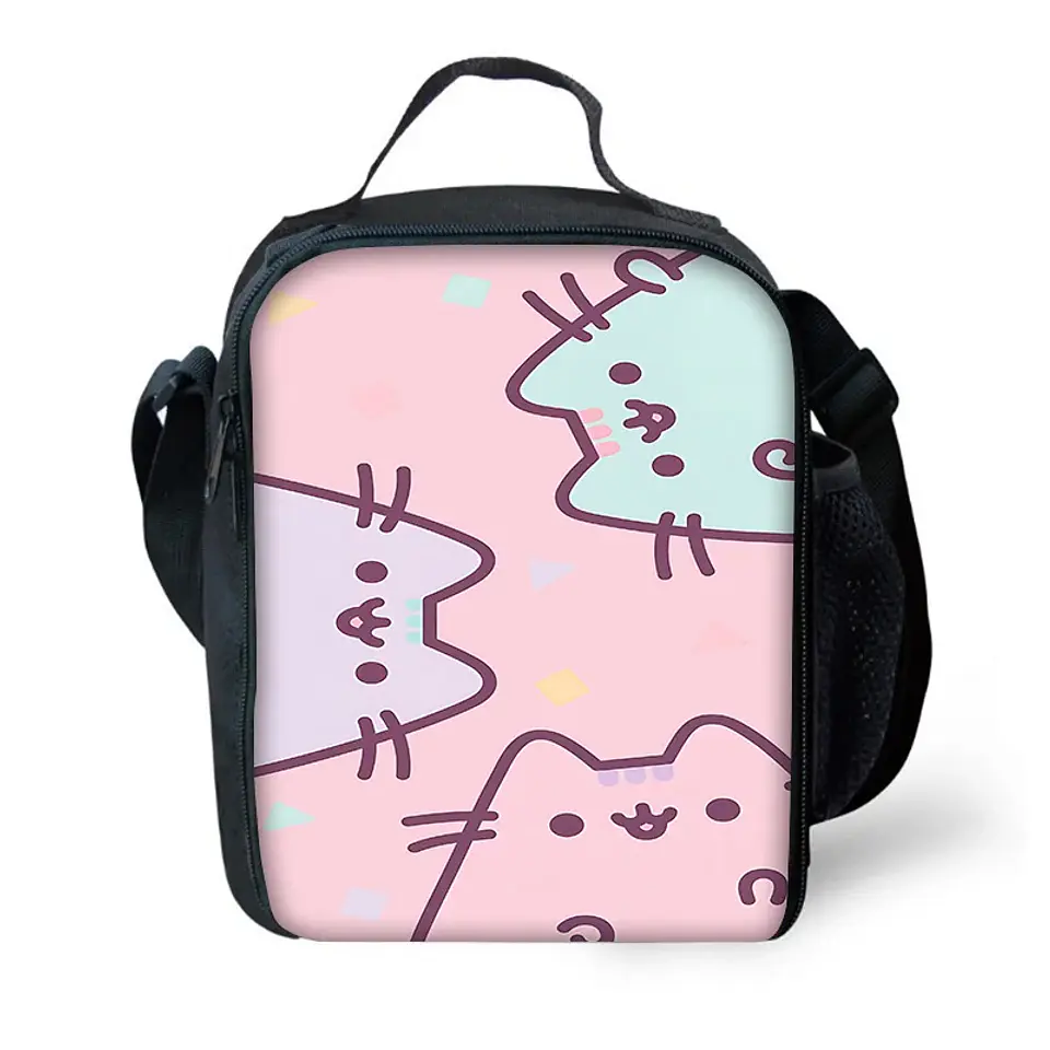 Kawaii Cat School Backpack Set – Lunch Bag & Pencil 34