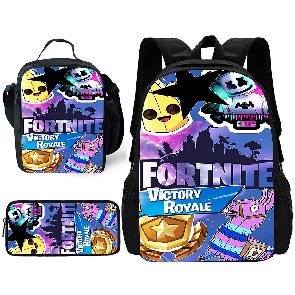 Gamer School Backpack Set – Lunch Bag & Pencil Case 33