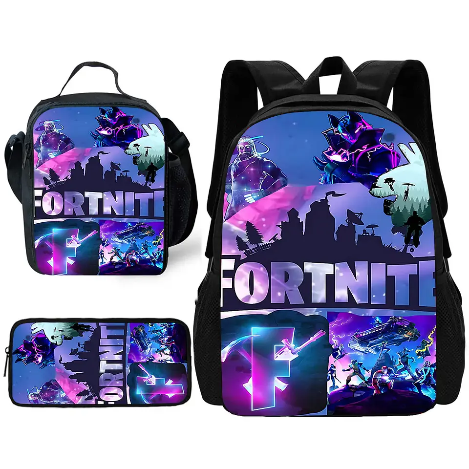 Gamer School Backpack Set – Lunch Bag & Pencil Case 34