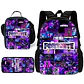Gamer School Backpack Set – Lunch Bag & Pencil Case - thumbnail 36