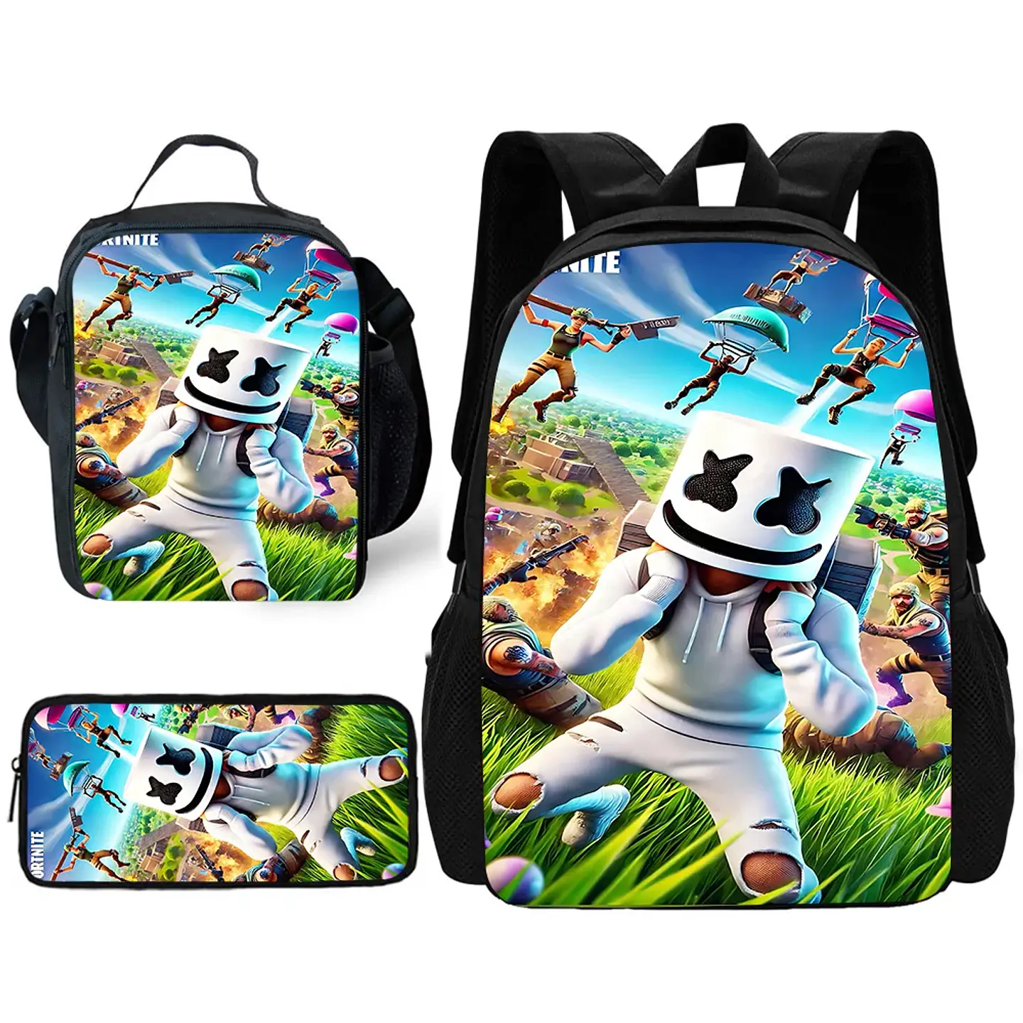 Gamer School Backpack Set – Lunch Bag & Pencil Case 37