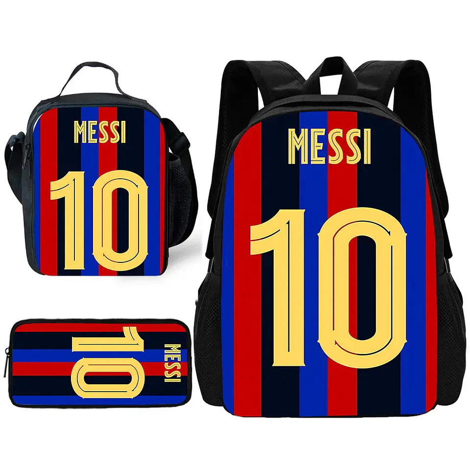 Football Star Backpack Set – Lunch Bag & Pencil 11