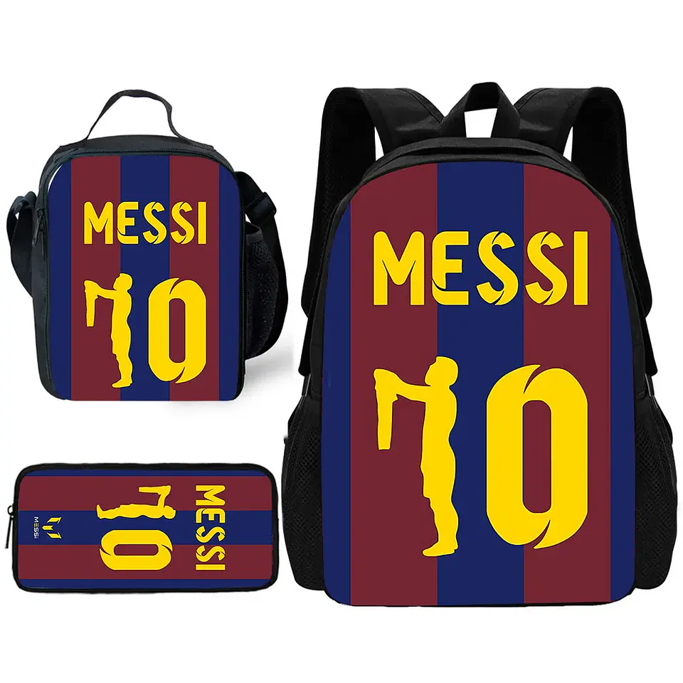 Football Star Backpack Set – Lunch Bag & Pencil 14