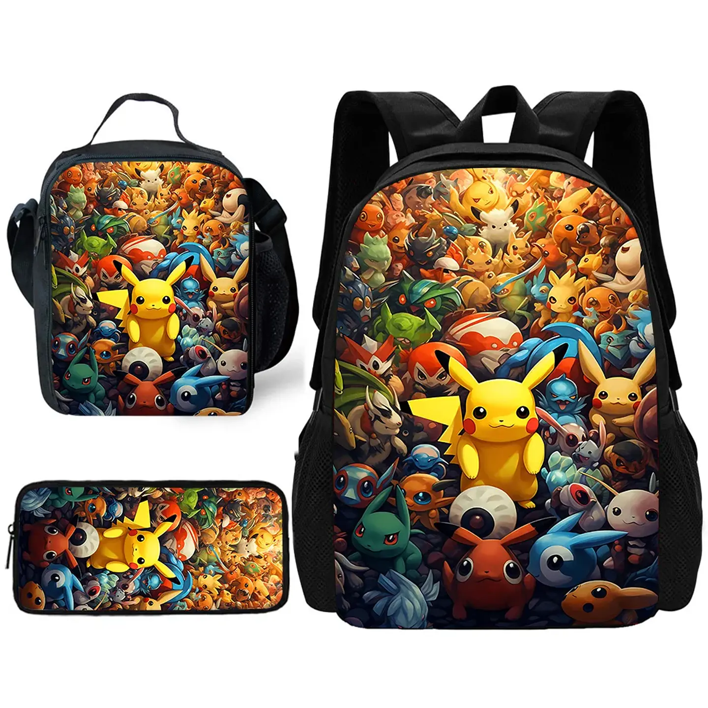 Monster Catcher Backpack Set – Lunch Bag & Pencil 10