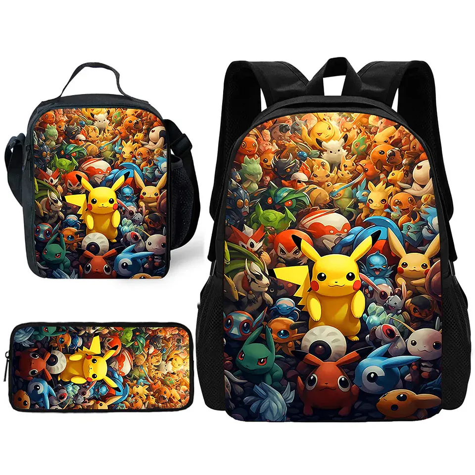 Monster Catcher Backpack Set – Lunch Bag & Pencil 10